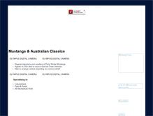 Tablet Screenshot of mustangsandaustralianclassics.com.au